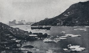 Icebergs en el Puerto de St. Johns, 1924 de Unbekannt