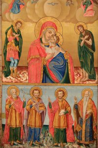 Icono en la iglesia ortodoxa de San Dimitrios, Tesalónica de Unbekannt