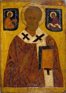 Icono de San Nicolás, siglo XV-XVI de Unbekannt