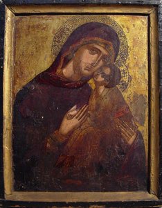 Icono con la Virgen y el Niño de Unbekannt