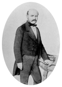 Ignaz Philip Semmelweis 1818-1865, obstetra húngaro, siglo XIX de Unbekannt