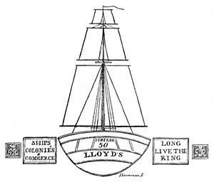 Iluminación en Lloyds, 1809, 1928 de Unbekannt