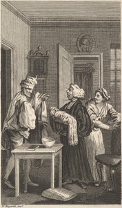 Ilustración de Tristram Shandy, Volumen 4, siglo XIX de Unbekannt