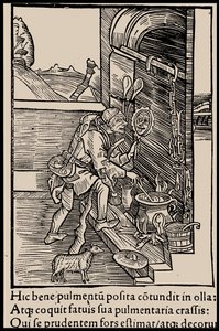 Ilustración para el libro La Nave de los Locos de Sebastian Brant, 1497 de Unbekannt