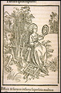 Ilustración para el libro La nave de los necios de Sebastian Brant, 1497