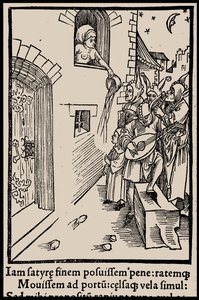 Ilustración del libro La nave de los locos de Sebastian Brant de Unbekannt