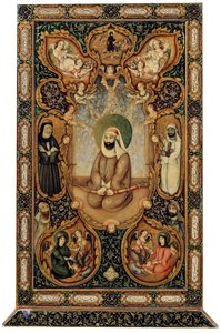 Imam Ali Ali ibn Abi Talib con sus hijos Hasan y Husayn, 1871 de Unbekannt