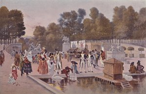 En el Jardín de las Tullerías, 1896 de Unbekannt