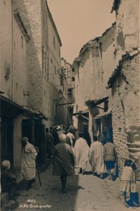 En el barrio árabe, El Cairo, Egipto, 1936