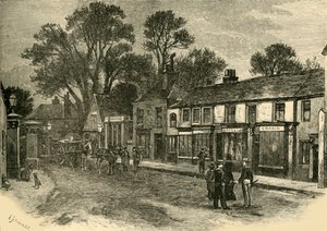 En la calle principal, 1898 de Unbekannt