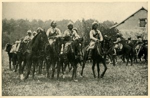 Soldados indios en el frente, Primera Guerra Mundial, 1914, c. 1920