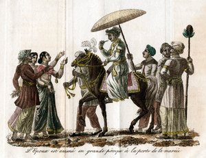 Procesión de boda india de Unbekannt