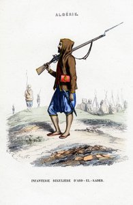 Infantería de Abd-el-Kader, Argelia de Unbekannt