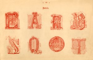 Iniciales, 1862 de Unbekannt