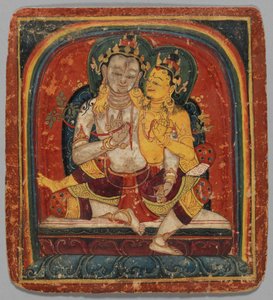 Tarjeta de iniciación Tsakalis: Maitreya, principios del siglo XV de Unbekannt