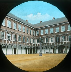 Patio interior - Real Academia Militar, Breda, finales del siglo XIX-principios del siglo XX