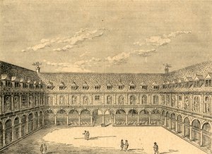 Patio Interior del Primer Intercambio Real, 1897 de Unbekannt