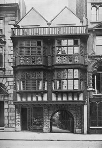 Casa de la Puerta del Templo Interior, Ciudad de Londres, c1900 de Unbekannt