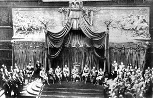 Dentro del Palacio del Senado, Roma, 1926 de Unbekannt