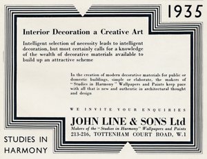 Decoración interior un arte creativo - John Line & Sons Ltd de Unbekannt