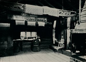 Interior de Mora, Museo al Aire Libre de Skansen, Estocolmo, 1925