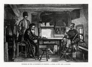 Interior en el Gobierno de Pultowa, Ucrania central, 1879 de Unbekannt