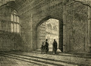 Interior de la Capilla de Enrique VII, 1881 de Unbekannt