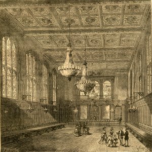 Interior del Merchant Taylors Hall, 1897 de Unbekannt