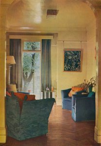 Interior de la casa de la Sra. Ewart Sofios, 25 Bark Place, Bayswater, Londres, 1932 de Unbekannt