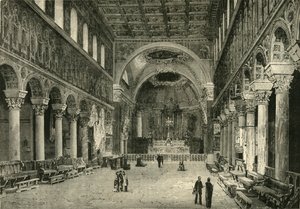 Interior de San Apollinare Nuovo, Rávena de Unbekannt