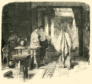 Interior de una Casa Romana, 1890 de Unbekannt