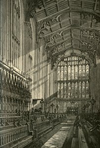 Interior de la capilla, 1875, 1911 de Unbekannt