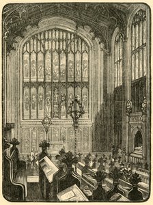 Interior de la Capilla, 1898 de Unbekannt