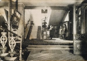 Interior del Hotel Slavianski Bazaar, Moscú, Rusia, principios del siglo XX de Unbekannt