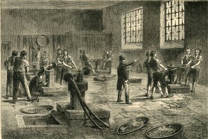 Interior de la Casa de la Moneda, c1872