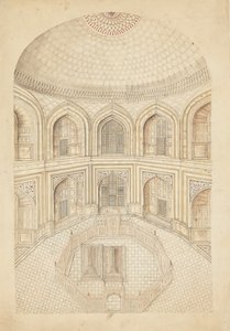 Interior del Mausoleo del Taj Mahal, principios del siglo XIX de Unbekannt