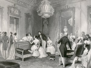 Interior del Salón Amarillo, Palacio de Buckingham, Londres de Unbekannt