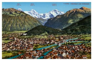 Interlaken, Suiza, siglo XX de Unbekannt