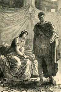 Entrevista entre Octavio y Cleopatra, 1890 de Unbekannt