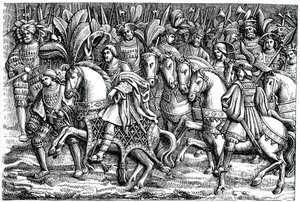 Entrevista entre Francisco I y Enrique VIII, en el Campo del Paño de Oro de Unbekannt