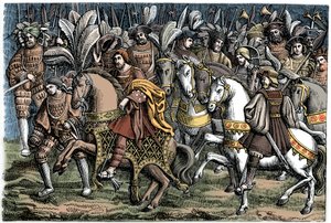 Entrevista entre Francisco I y Enrique VIII, en el Campo del Paño de Oro, 1520, 1870 de Unbekannt