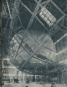 Intricaciones del marco y cilindro: R101 en construcción, c1935 de Unbekannt