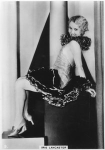 Iris Lancaster, actriz, c1938