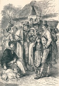 Campesinos irlandeses, 1896 de Unbekannt
