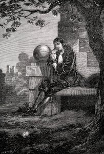 Isaac Newton, científico y matemático inglés, siglo XVII c1880 de Unbekannt