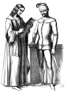 Trajes italianos del siglo XV, 1849 de Unbekannt