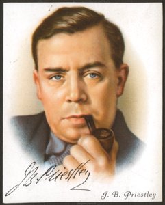 JB Priestley, novelista, dramaturgo, ensayista y locutor británico, c1927 de Unbekannt