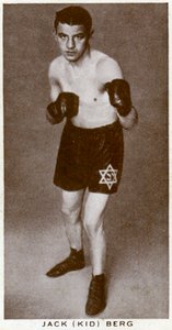 Jack Kid Berg, boxeador inglés, 1938