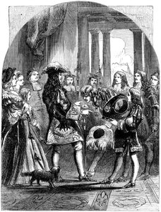 Jacobo II despidiéndose de Luis XIV de Francia, 1689 de Unbekannt