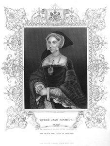 Jane Seymour, tercera esposa de Enrique VIII, c1536, siglo XIX de Unbekannt